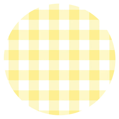 Classic Sunshine Gingham Yellow Bamboo Zipper Romper Pajamas