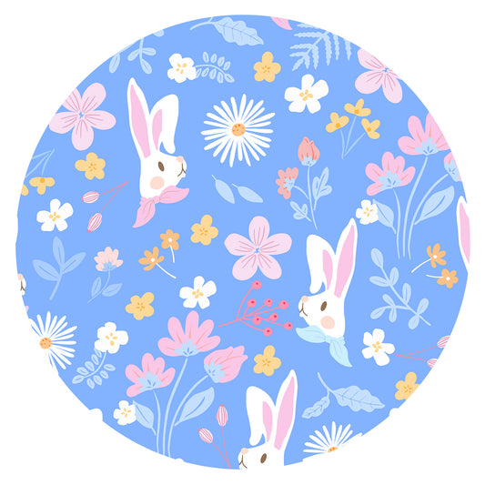 Garden Bunny Blossom Bamboo Baby Bib