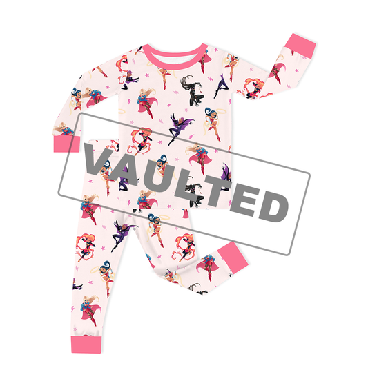 Superhero Girls Power Dreams Kids Two-Piece Pajama Set