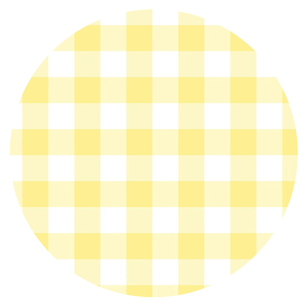 Classic Sunshine Gingham Yellow Bamboo Fitted Crib Sheet