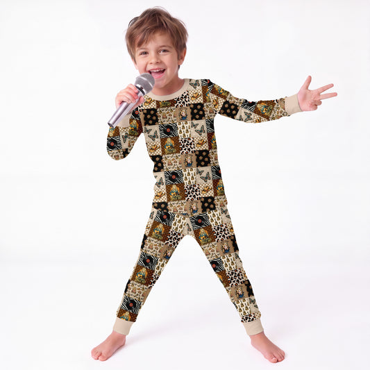 Butterfly Country Songbird Kids Two-Piece Pajama Set