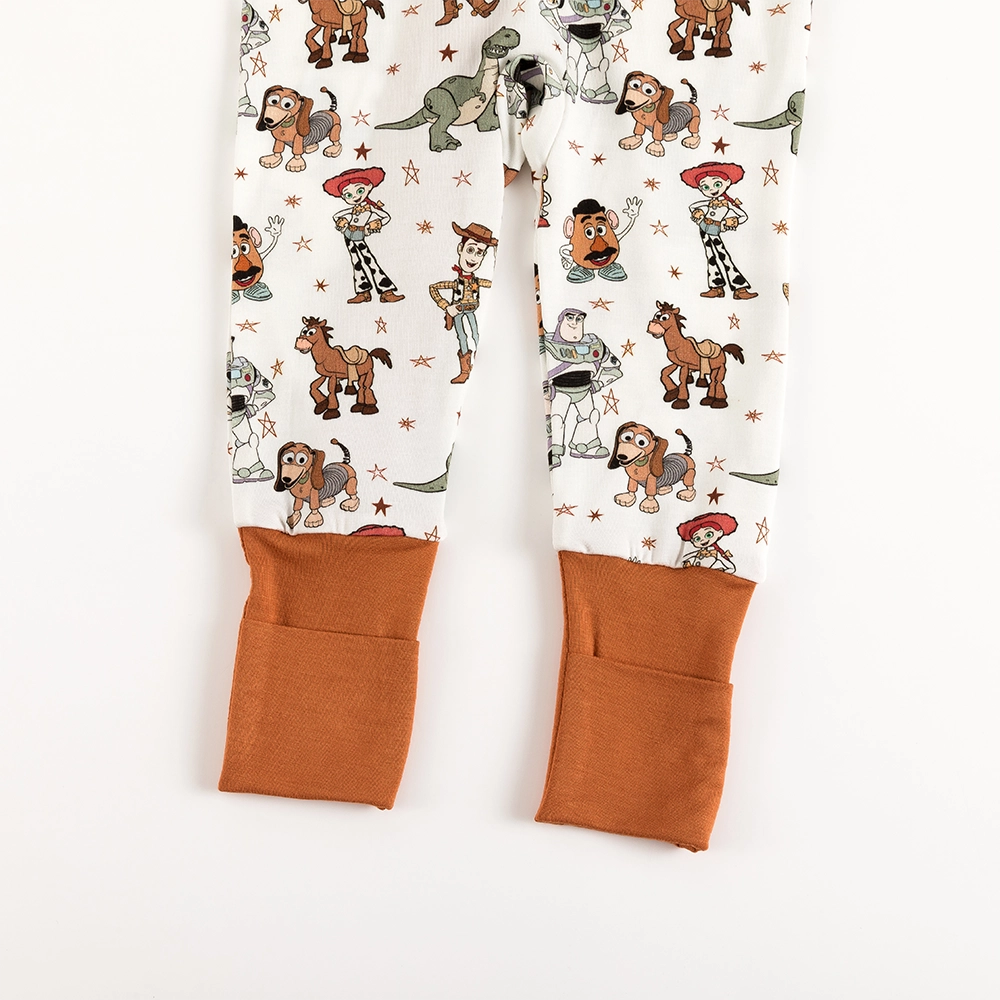 Toy Club Baby Bamboo Zipper Romper Pajamas