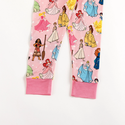 Princess Pink Pentacle Bamboo Long Sleeve Pajama Set