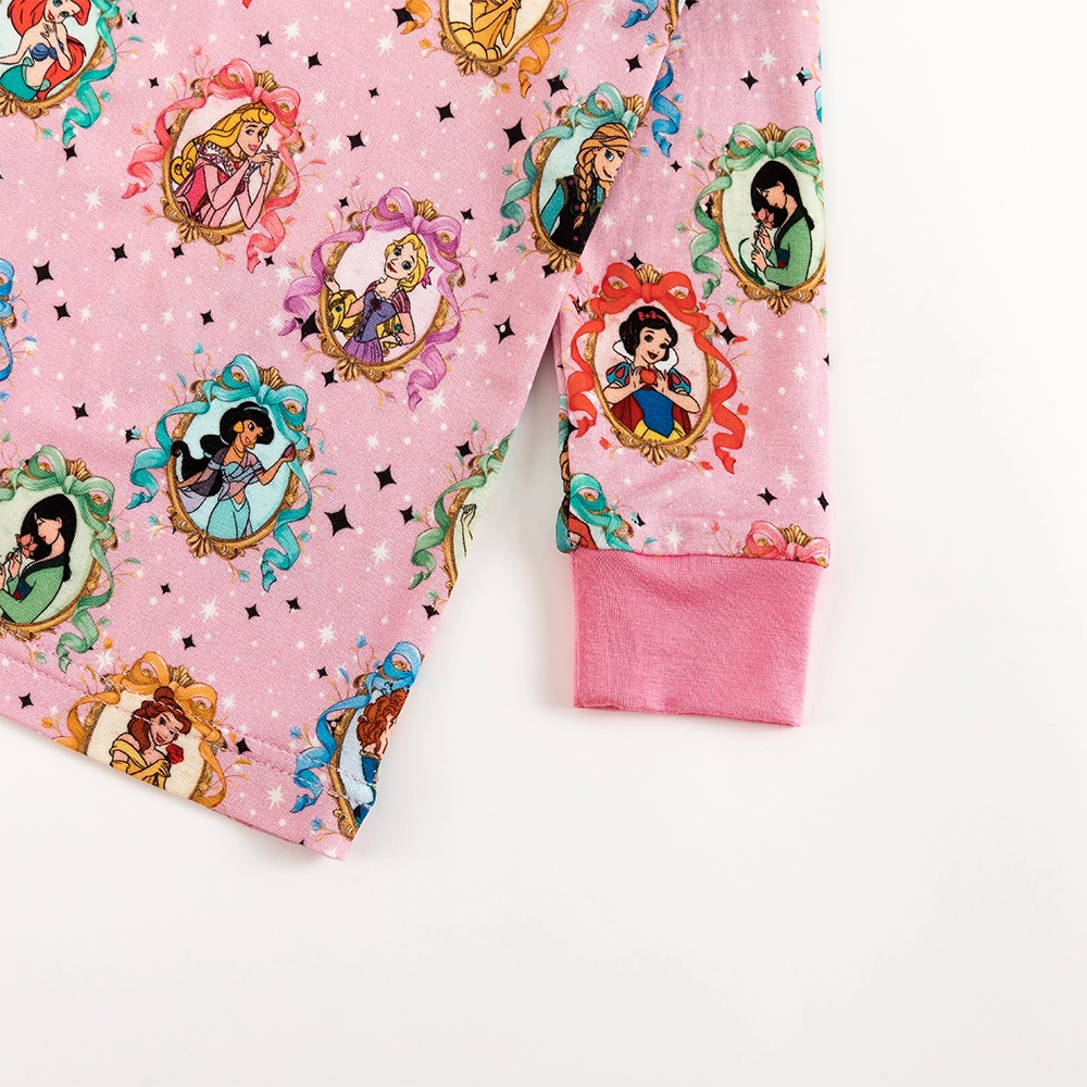 Princess Bow Star Bamboo Long Sleeve Pajama Set