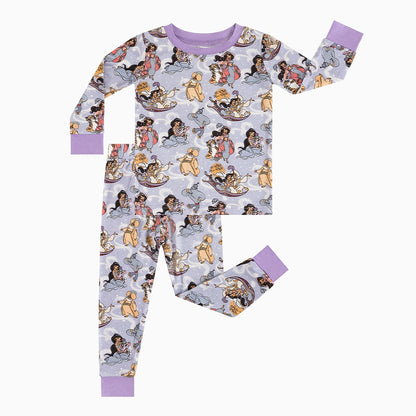 Magic Carpet Purple Bamboo Long Sleeve Pajama Set