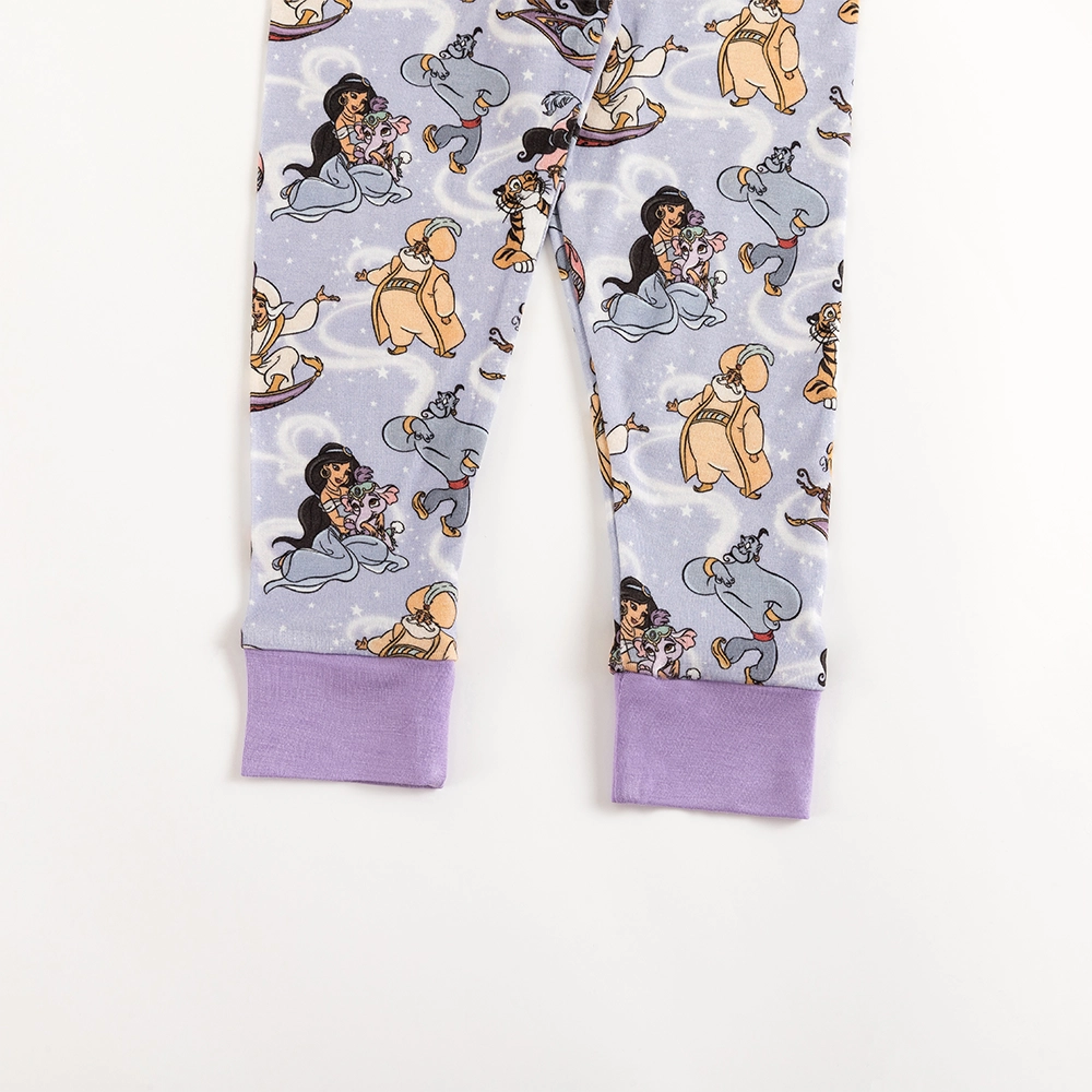Magic Carpet Purple Bamboo Long Sleeve Pajama Set