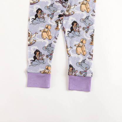 Magic Carpet Purple Bamboo Long Sleeve Pajama Set