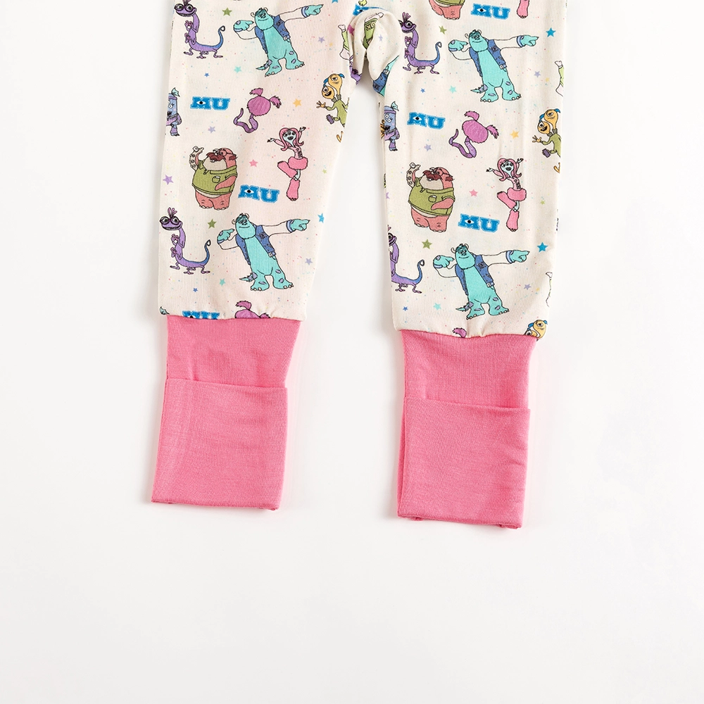 Monster Pentagram Baby Bamboo Zipper Romper Pajamas