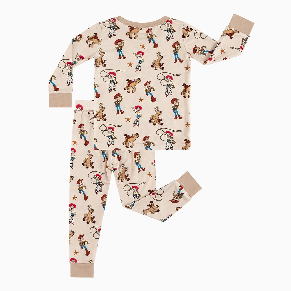Cowboys Horses Bamboo Long Sleeve Pajama Set