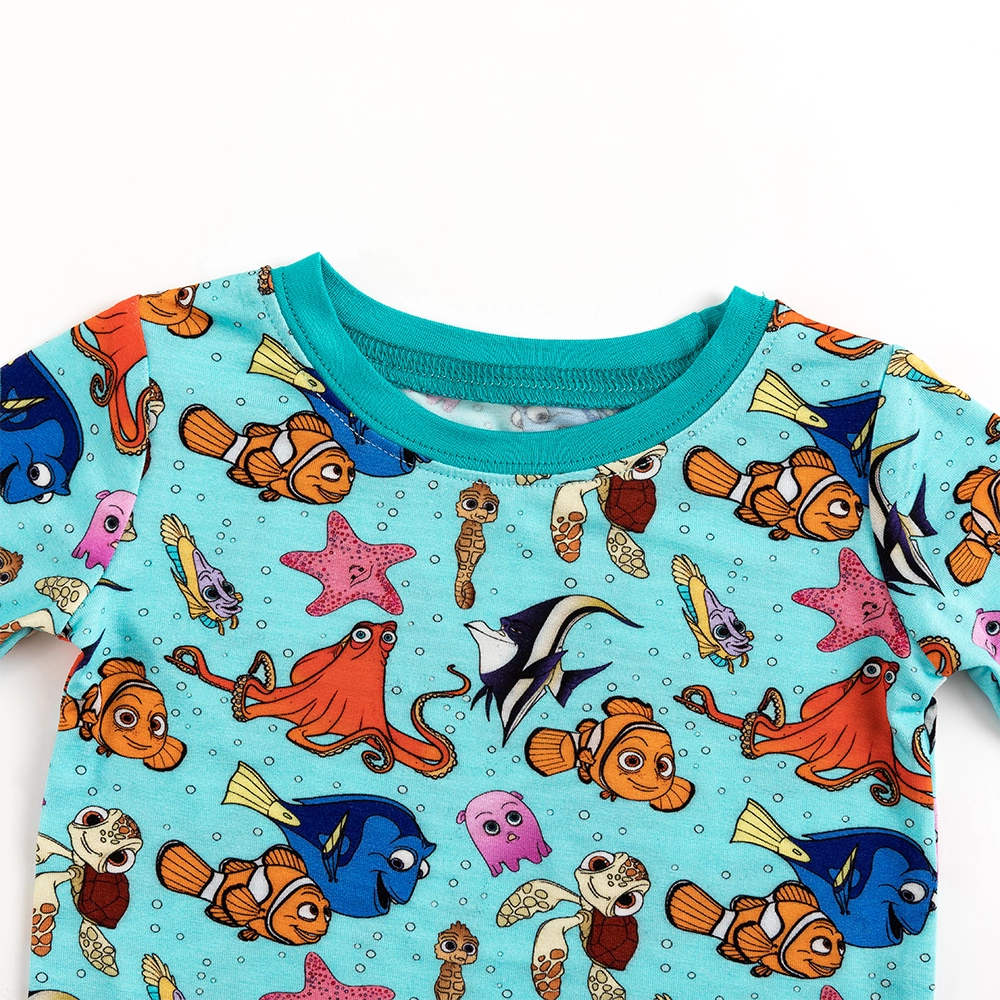 Marine Animals Bamboo Long Sleeve Pajama Set