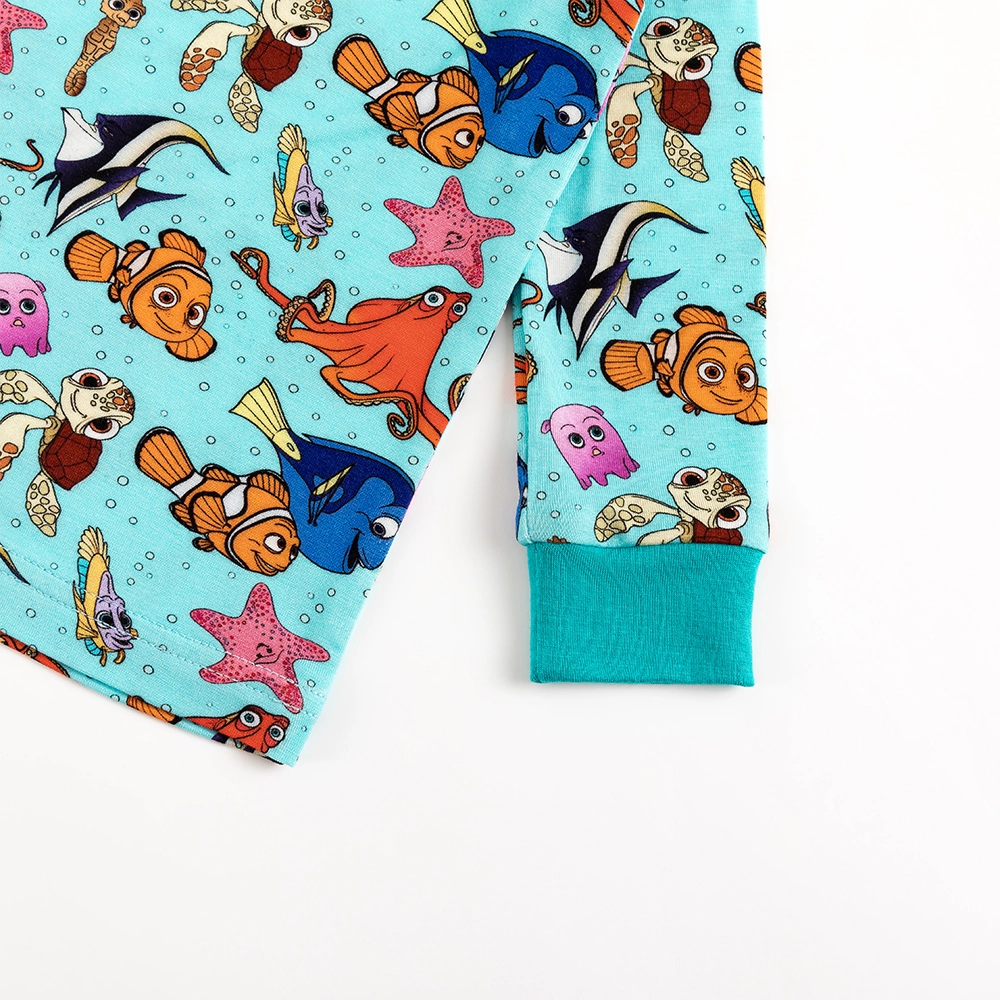 Marine Animals Bamboo Long Sleeve Pajama Set