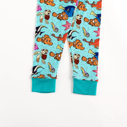 Marine Animals Bamboo Long Sleeve Pajama Set