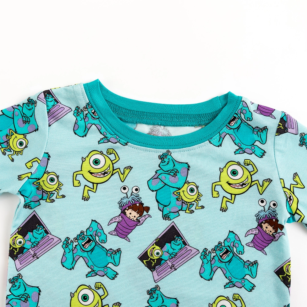 Monster And Kids Bamboo Long Sleeve Pajama Set