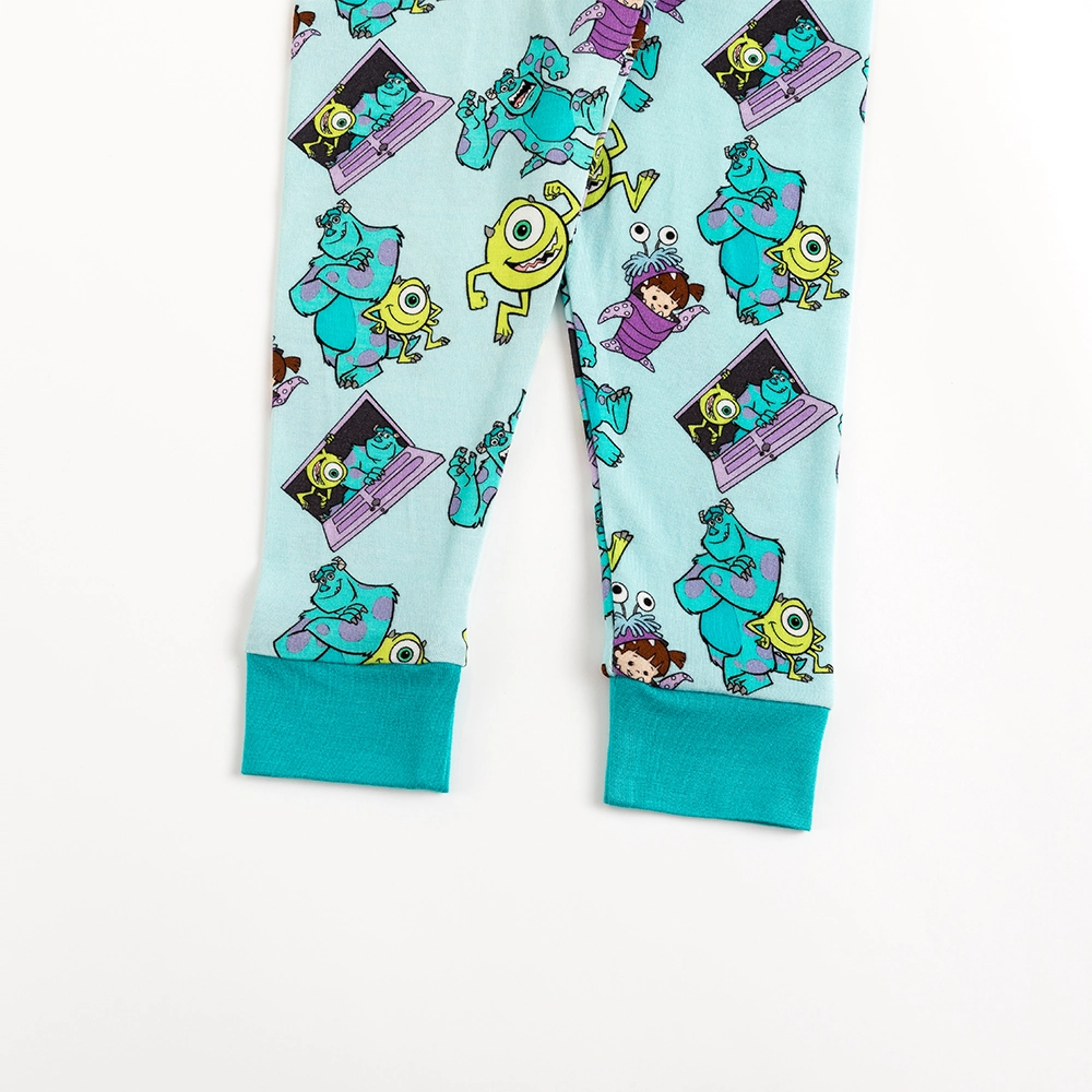 Monster And Kids Bamboo Long Sleeve Pajama Set