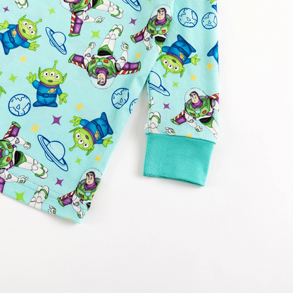 Toy Club Planet Bamboo Long Sleeve Pajama Set
