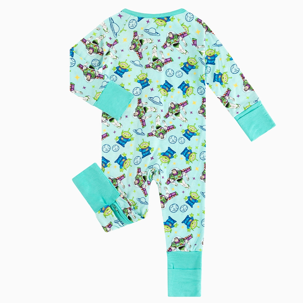 Toy Club Planet Baby Bamboo Zipper Romper Pajamas