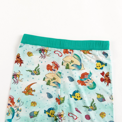 Mermaid Shell Fish Bamboo Long Sleeve Pajama Set