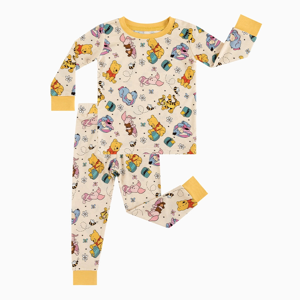 Little Bear Bee Pig Bamboo Long Sleeve Pajama Set