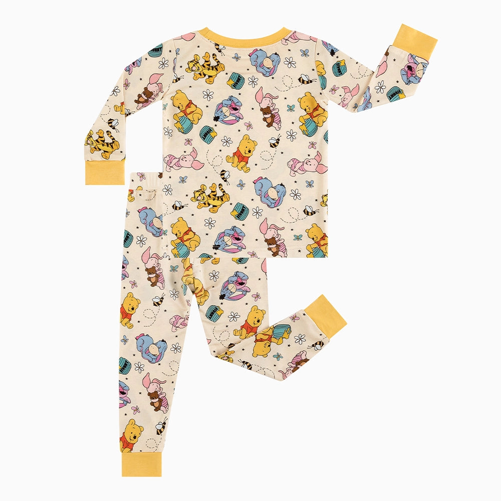 Little Bear Bee Pig Bamboo Long Sleeve Pajama Set