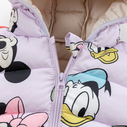 Light Purple Bow Mouse Baby Bear Jacket Coat