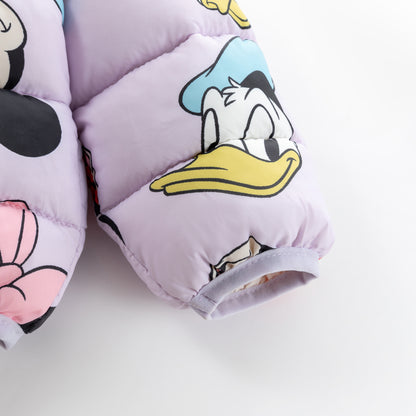 Light Purple Bow Mouse Baby Bear Jacket Coat
