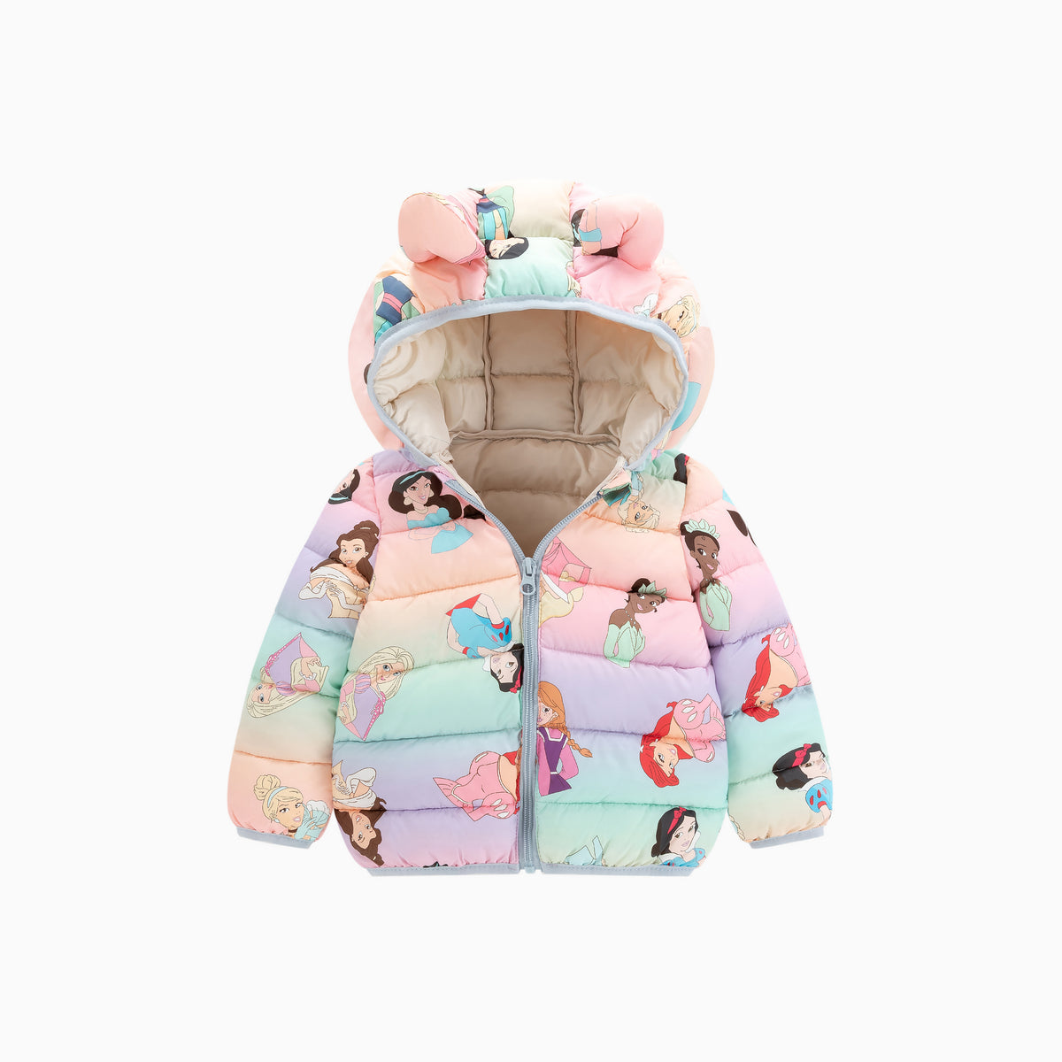 Gradient Princess Baby Bear Jacket Coat