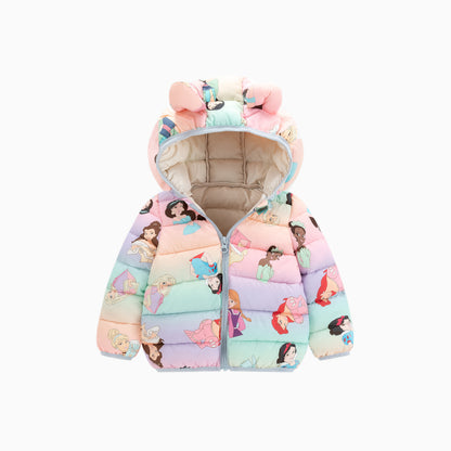 Gradient Princess Baby Bear Jacket Coat