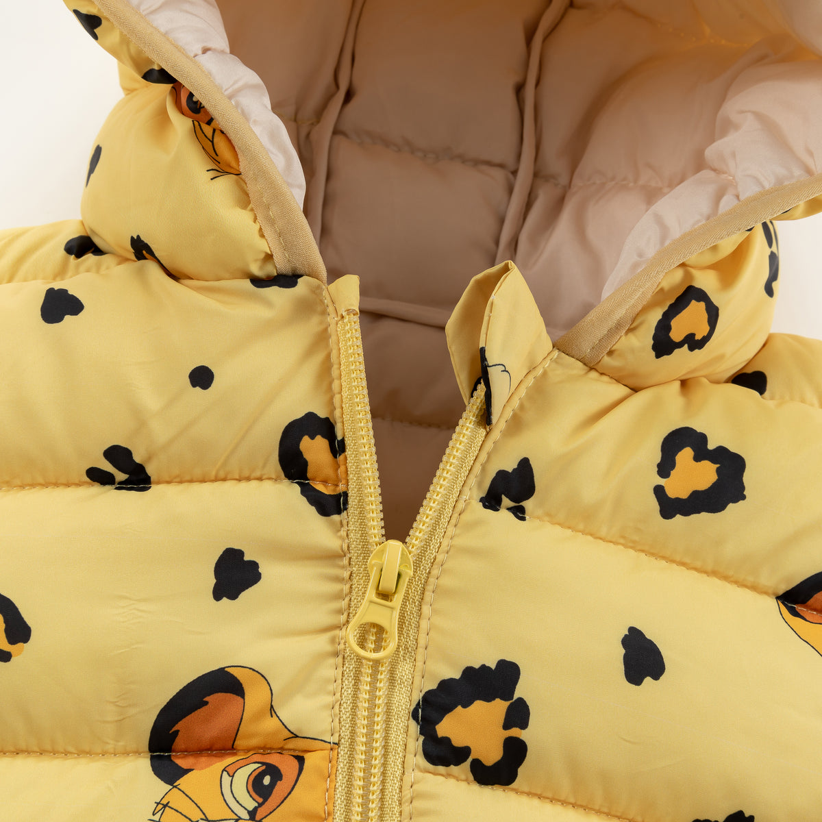 Yellow Jungle Leopard Baby Bear Jacket Coat
