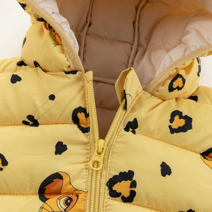 Yellow Jungle Leopard Baby Bear Jacket Coat