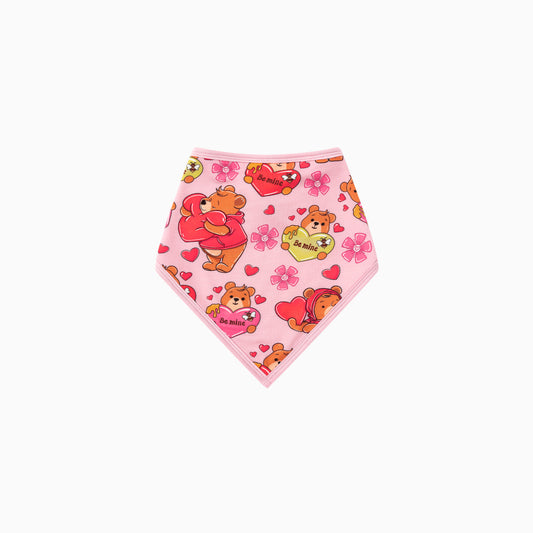 Valentine Wishes and Bear Hugs Love Bamboo Baby Bib