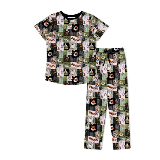 Halloween bamboo clothing design - men apparel bamboo clothing with custom design - men wear front view