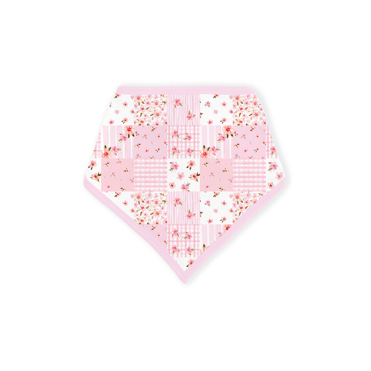 Valentine Floral Quilt Bamboo Baby Bib