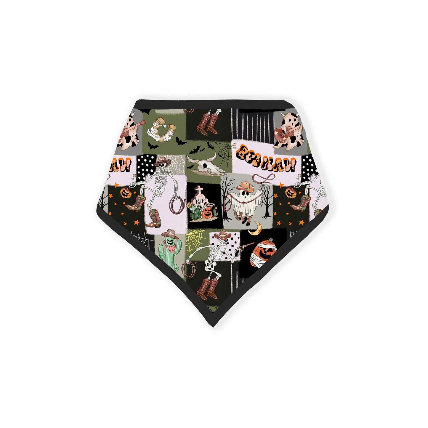 Halloween bamboo clothing design - baby apparel bamboo clothing with custom design - baby wear front view