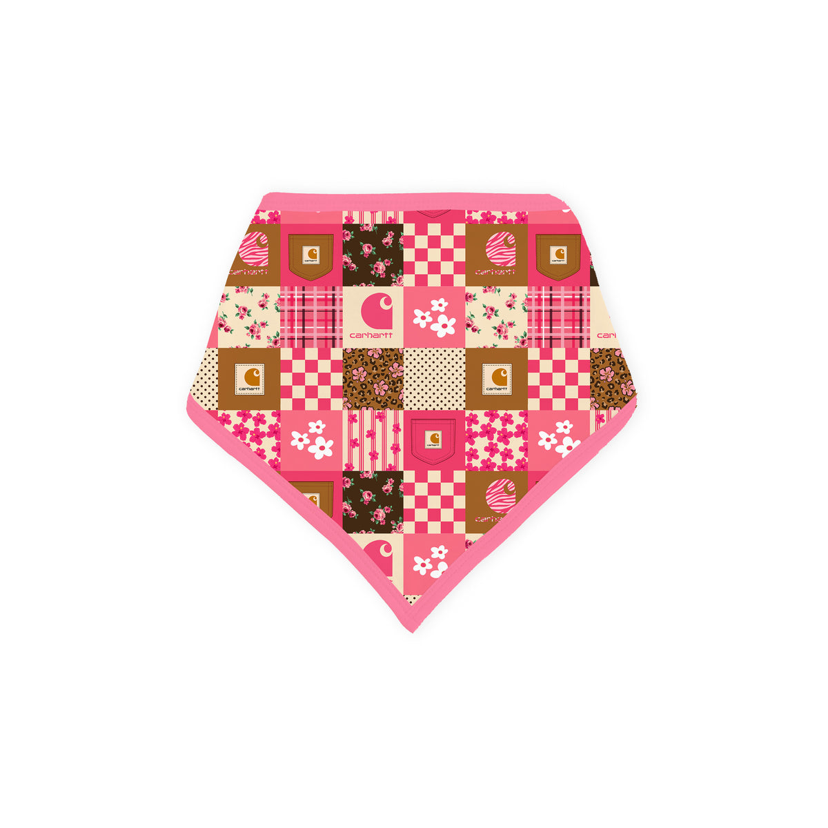 Sweet Utility Blossom Bamboo Baby Bib