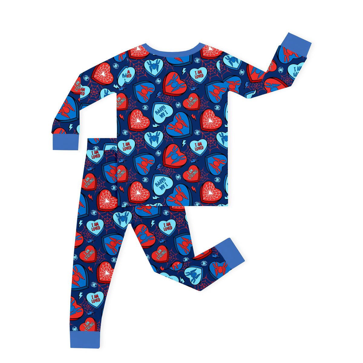 Hero Hearts Kids Two-Piece Pajama Set