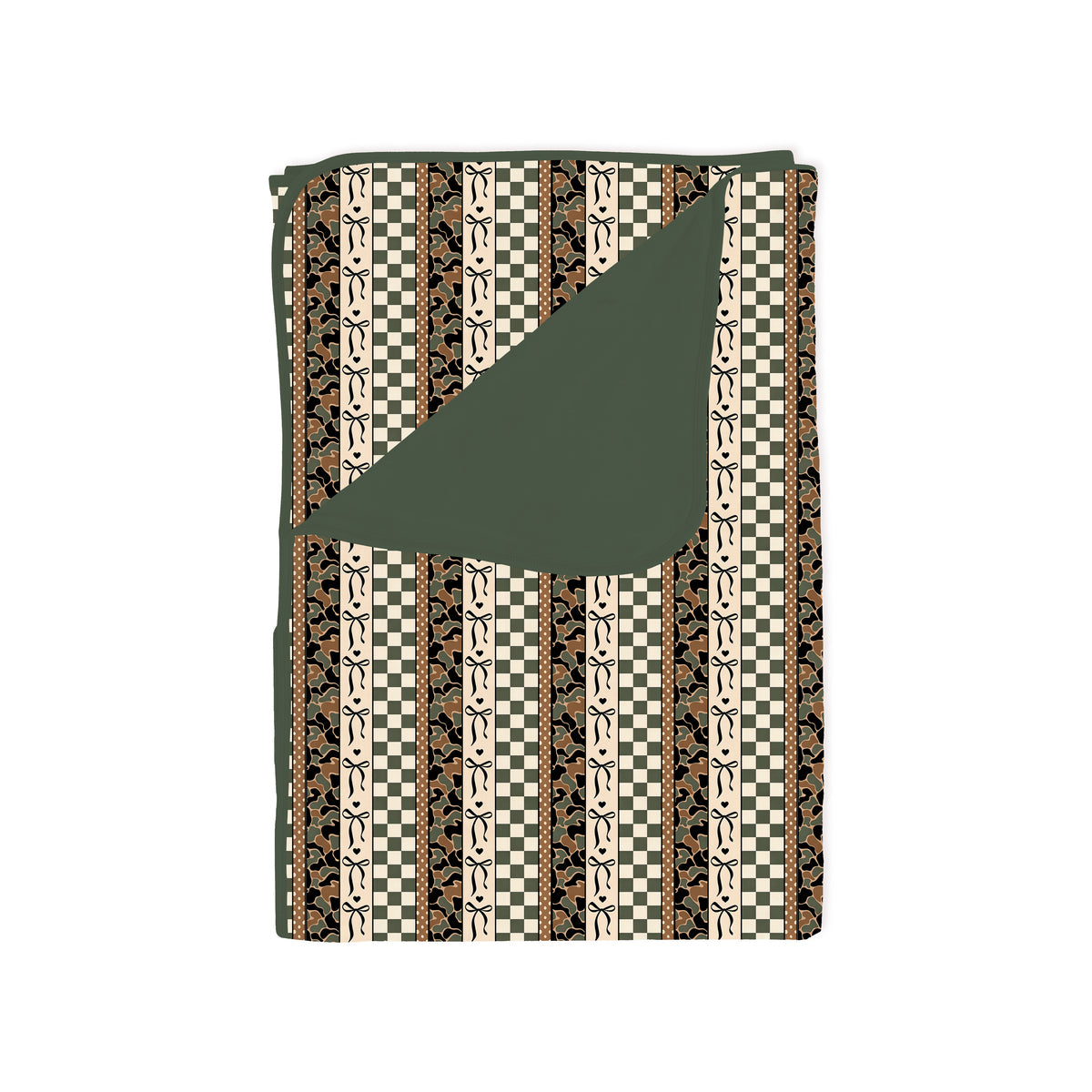 Coquette Forest Camo Bamboo Blanket