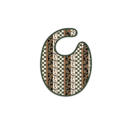Coquette Forest Camo Bamboo Baby Bib