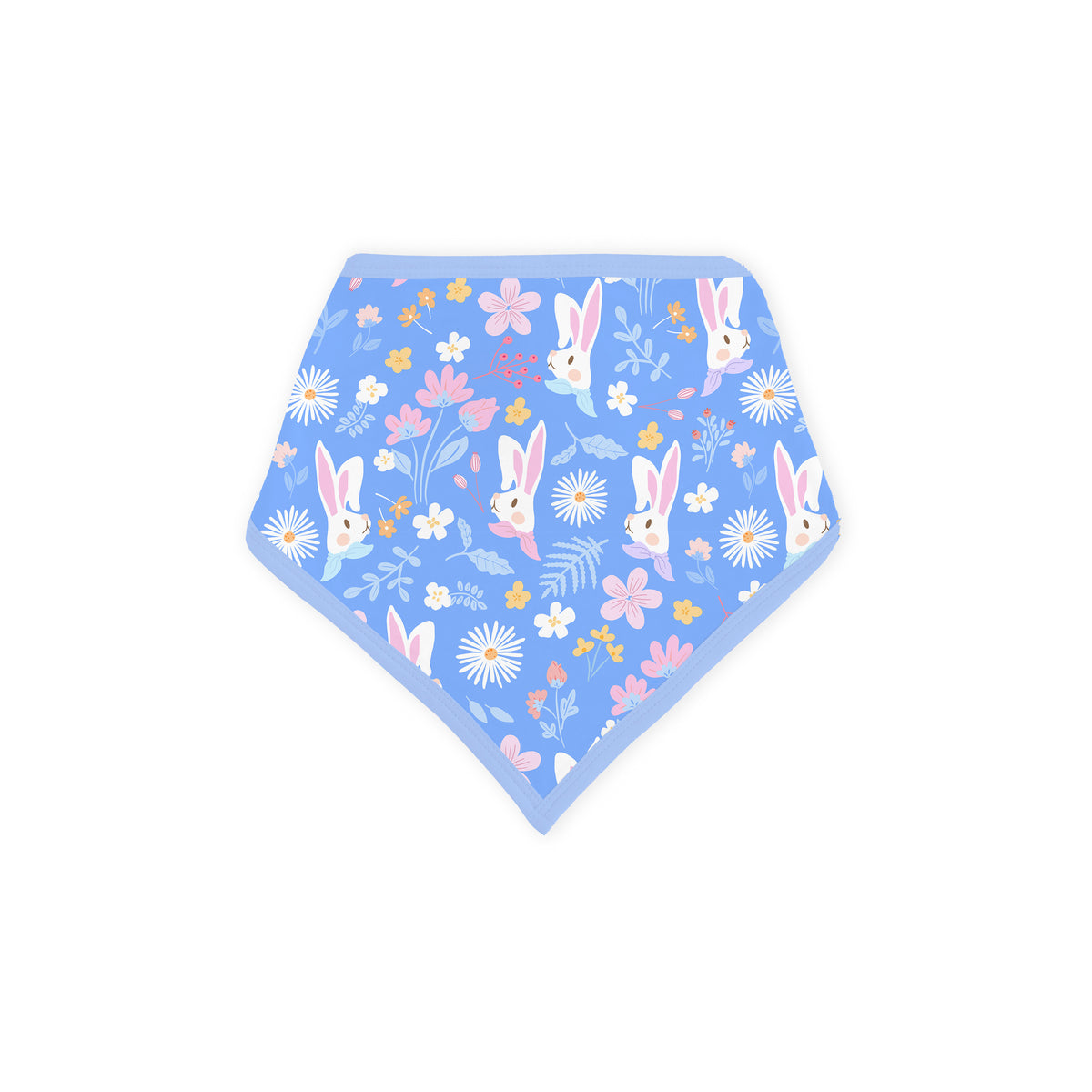 Garden Bunny Blossom Bamboo Baby Bib
