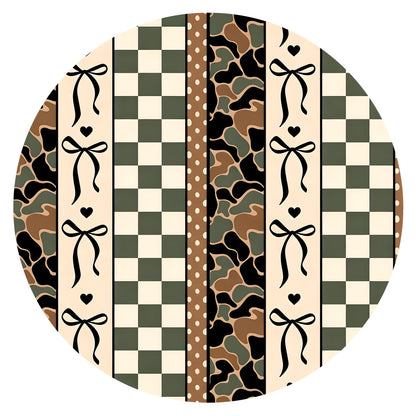 Coquette Forest Camo Bamboo Baby Bib