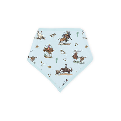 Vintage Western Rodeo Bamboo Baby Bib
