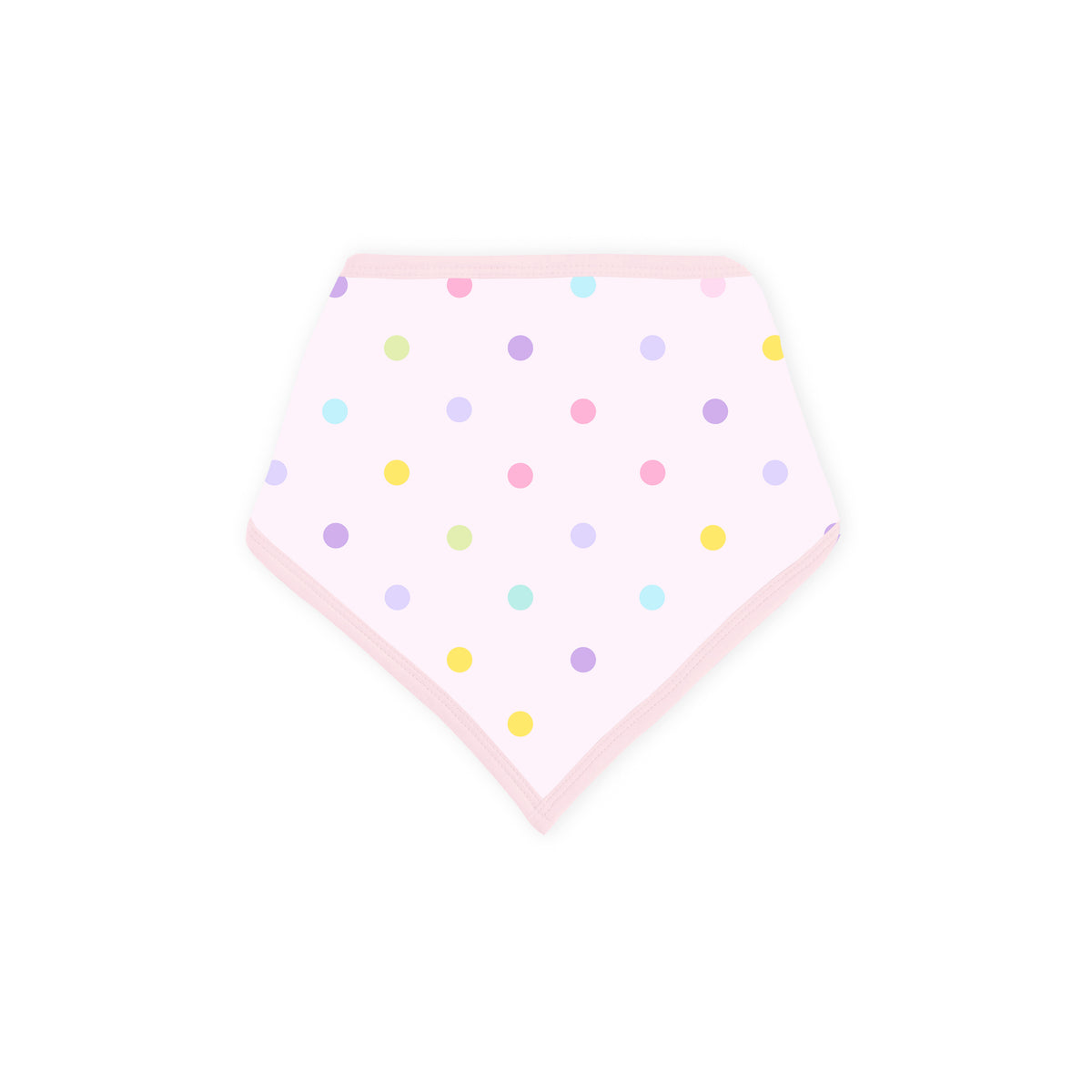 Pastel Dot Dreams Bamboo Baby Bib