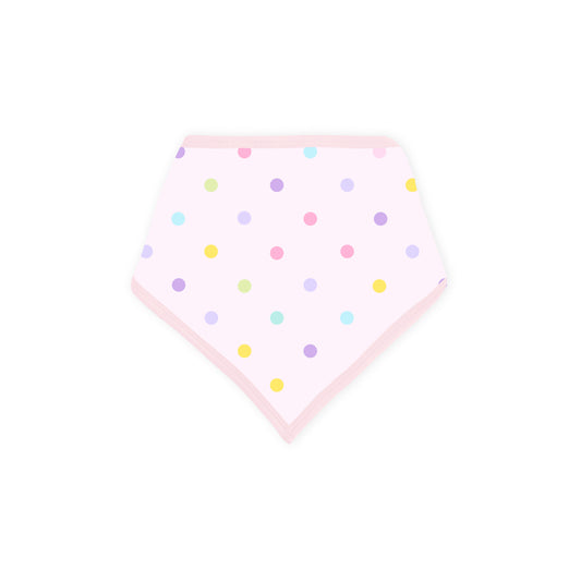 Pastel Dot Dreams Bamboo Baby Bib