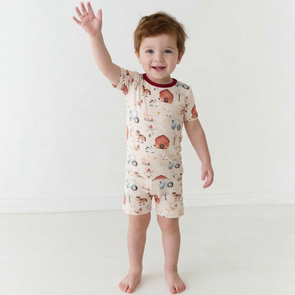 Nordic Dreams Grass Green Pattern court Bamboo Zippy Baby Baber