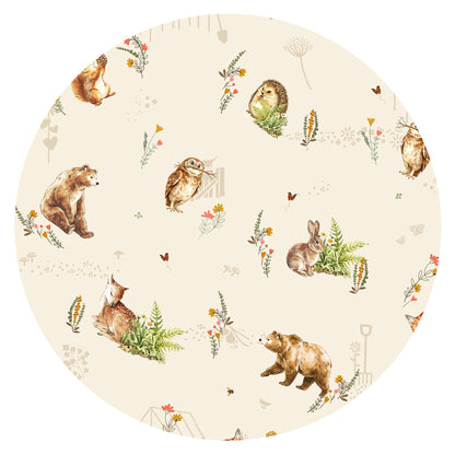 Baby Bamboo Zipper Pajama Romper Farmyard Friends Woodland Journey