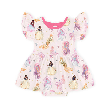 Fairytale Princess Magic Pink Dress With Bodysuit