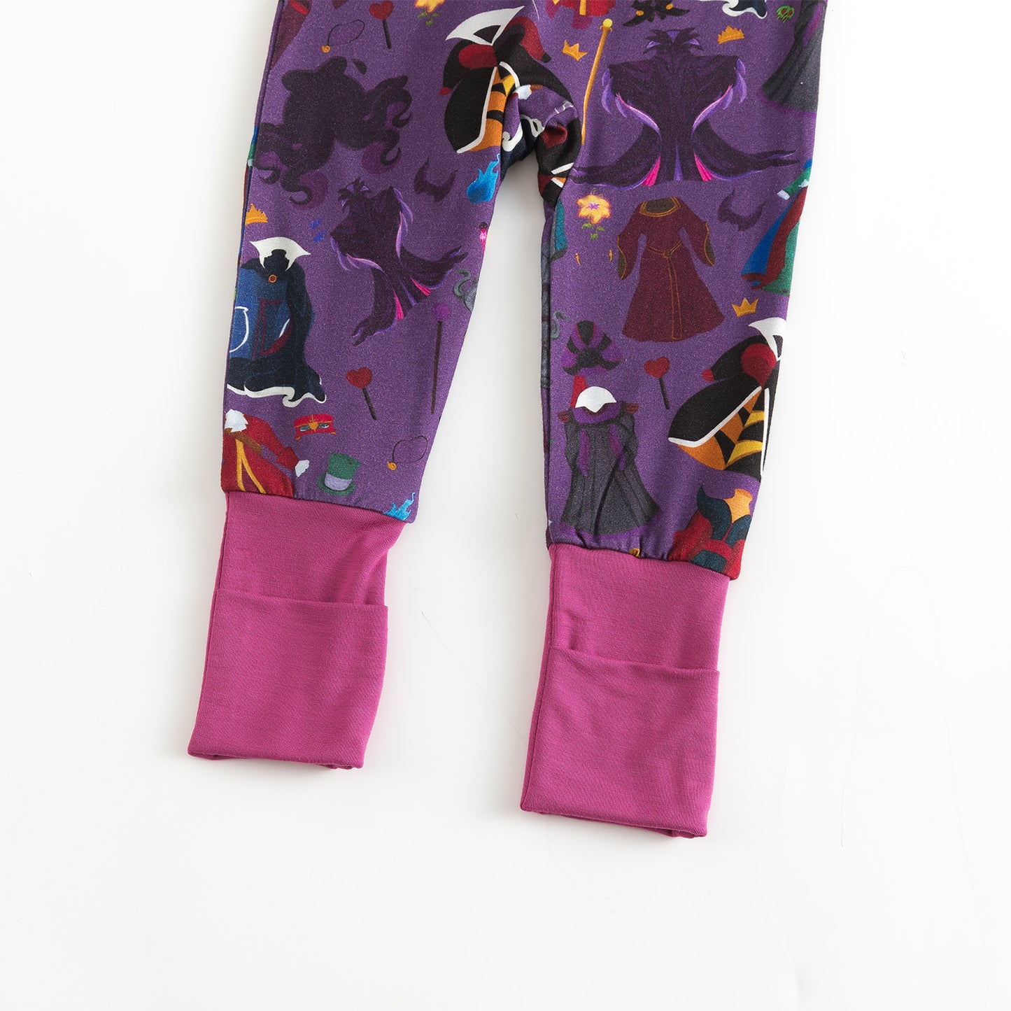 Halloween Classic Cartoon Characters Bamboo Zipper Romper Pajamas