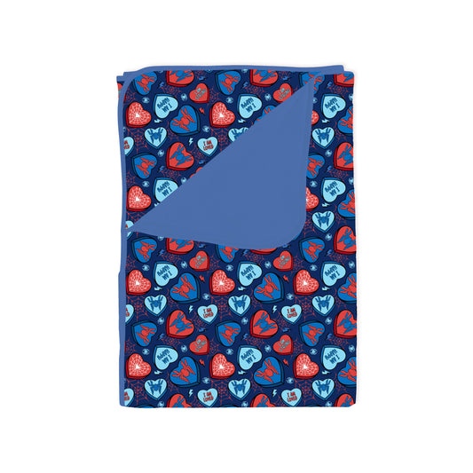 Hero Hearts Bamboo Blanket
