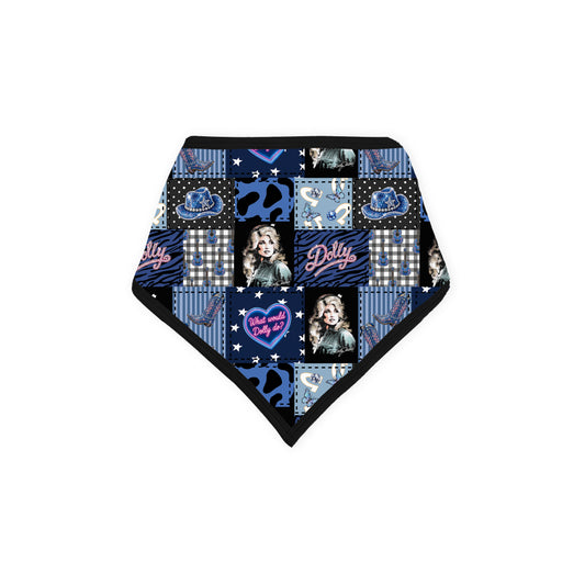 Dolly Neon Country Disco Bamboo Baby Bib