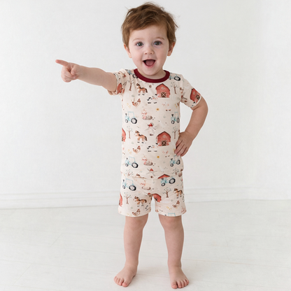 Nordic Dreams Grass Green Pattern court Bamboo Zippy Baby Baber