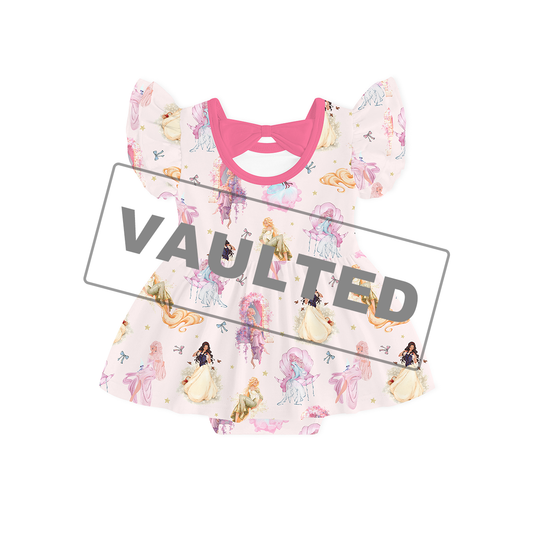 Fairytale Princess Magic Pink Dress With Bodysuit